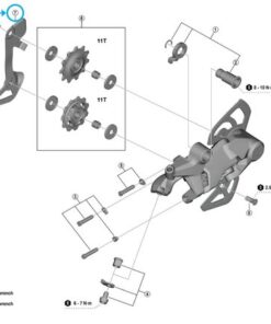 Shimano RD-U4010 panneau intérieur
