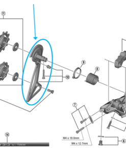 Shimano Plaque de chape RD-R9100 extérieure