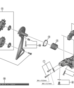 Shimano Plaque interne de chape RD-R9100
