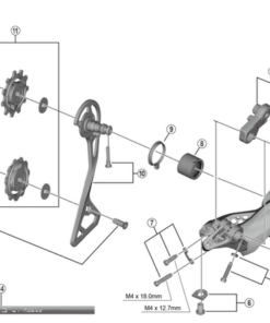 Shimano Plaque interne de chape RD-R8000 GS