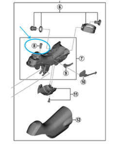 Shimano Vis tension ST-R8000