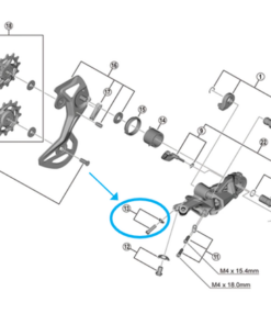 Shimano Vis de réglage pour ressort RD-M8100