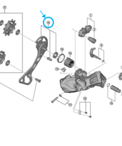 Shimano Plaque de chape RD-RX817 Set extérieure