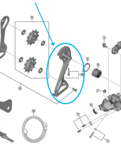 Shimano Plaque de chape RD-R7150 extérieure