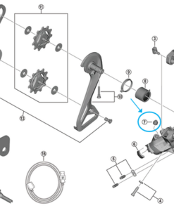 Shimano Bouchon en caoutchouc RD-R9250/ RD-R8150