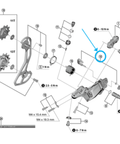 Shimano Unité de l'interrupteur avec vis RD-RX820