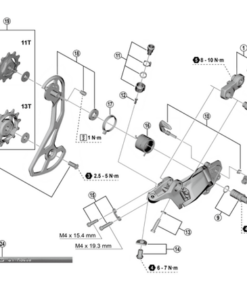 Shimano Plaque interne de chape RD-RX820