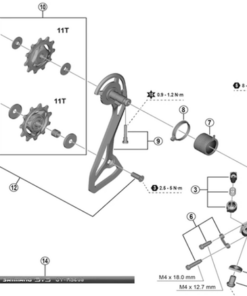 Shimano Vis tension RD-R7100 b-type