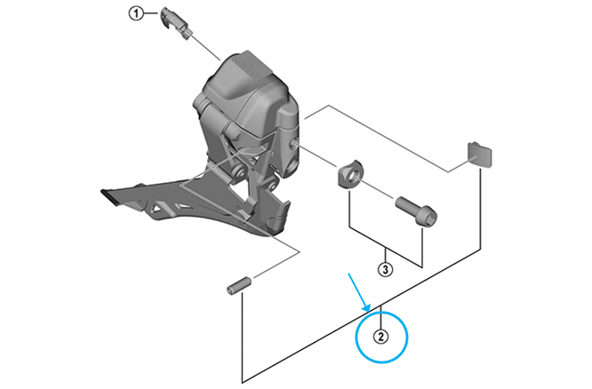 Shimano Plaquettes FD-R8000 Shimano Plaquettes FD-R8000