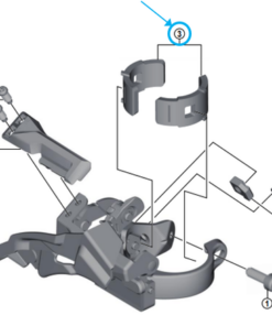 Shimano FD-M3000 Adaptateur derailleur avant 31.8 mm