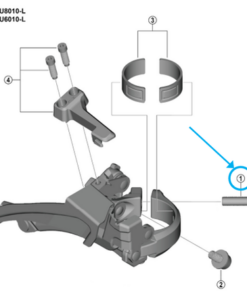 Shimano Vis de FD-U8010 fixation M5x17.5mm