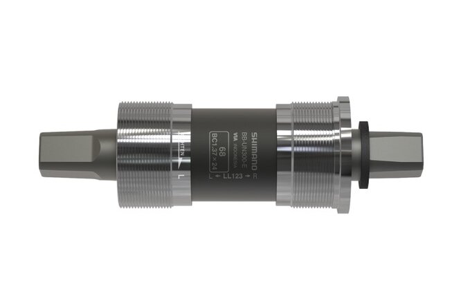Shimano Jeu de pédalier BB-UN300 carré BSA 68 mm / 122.5 mm (D-NL) Shimano Jeu de pédalier BB-UN300 carré BSA 68 mm / 122.5 mm (D-NL)