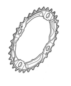 Shimano Plateau DEORE FC-M532 36 dents argent