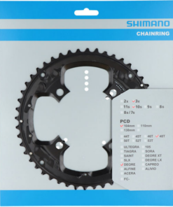 Shimano Plateau FC-T6010 48 dents pour protège-chaîne noir