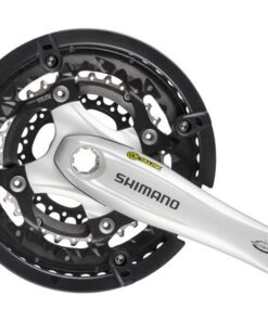 Shimano Pédalier DEORE FC-T521 170 mm 48X36X26 protège chaîn argent