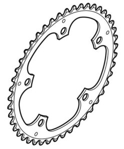 Shimano Plateau ALFINE FC-S501 42 dents argent