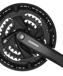 Shimano Pédalier FC-M371 170 mm 44X32X22 protège chaîn noir
