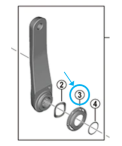 Shimano Contre-écrou FC-M9100