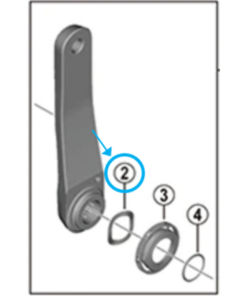 Shimano espaceur FC-M9100