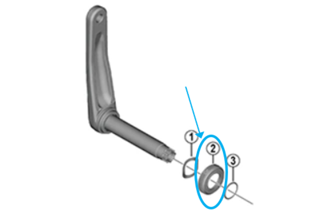 Shimano Contre-écrou FC-U6000 Shimano Contre-écrou FC-U6000