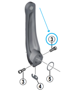 Shimano Vis de serrage manivelle FC-M617