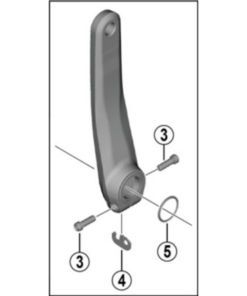 Shimano Manivelle FC-U8000 gauche 170mm