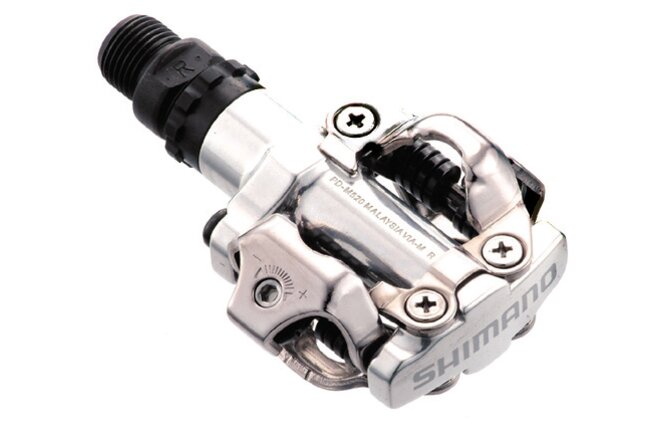 Shimano Pédales PD-M520 SPD avec cale SM-SH51 argent Shimano Pédales PD-M520 SPD avec cale SM-SH51 argent