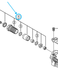 Shimano Axe PD-M540 gauche