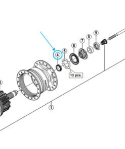 Shimano joint de graisse pour moyeu DH-3N80
