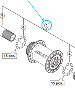 Shimano axe complet HB-M678