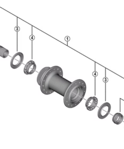 Shimano set de cône HB-RS770 droite en vrac