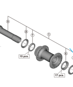 Shimano cône HB-MT400-B