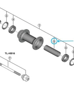 Shimano HB-MT410 Guidage de la douille à l'intérieur