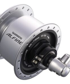 Shimano Moyeu à dynamo ALFINE DH-S501 100 mm Center-Lock 32-trous 6V/3.0W SR argent