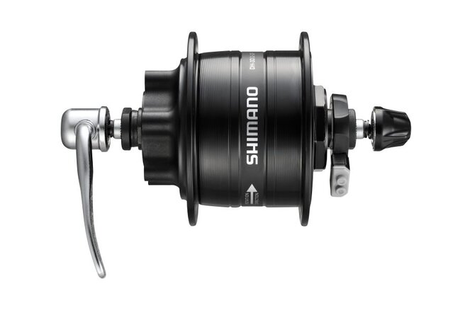 Shimano Moyeu à dynamo DH-3D32 100 mm 6-trous 32-trous 6V/3.0W SR noir Shimano Moyeu à dynamo DH-3D32 100 mm 6-trous 32-trous 6V/3.0W SR noir