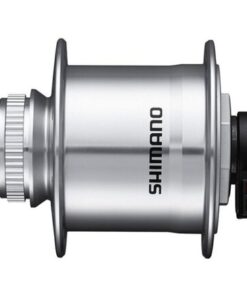Shimano Moyeu à dynamo DH-UR700 100 mm Center-Lock 32-trous 6V/3.0W SR argent