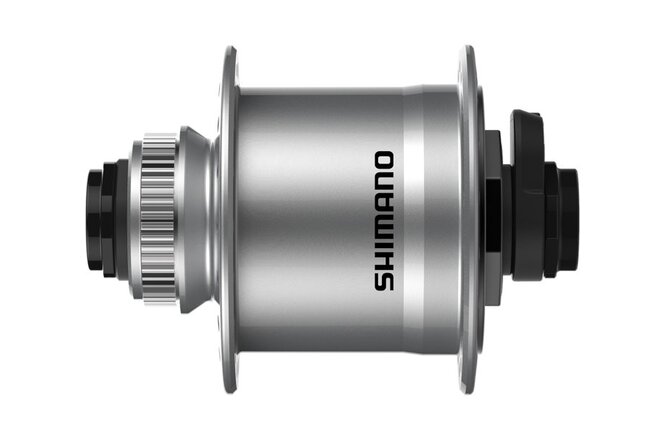 Shimano Moyeu à dynamo DH-UR708 100 mm Center-Lock 32-trous 6V/3.0W 15 mm argent Shimano Moyeu à dynamo DH-UR708 100 mm Center-Lock 32-trous 6V/3.0W 15 mm argent