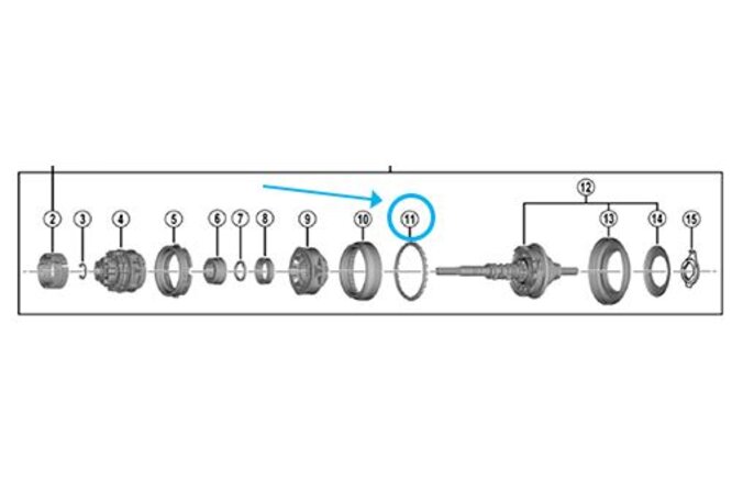 Shimano Bague à billes SG-C3001-7C 3/16"x26 Shimano Bague à billes SG-C3001-7C 3/16"x26