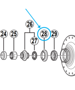 Shimano Cache-poussière SG-S500 gauche