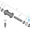 Shimano Couvercle support Center-Lock FH-QC300