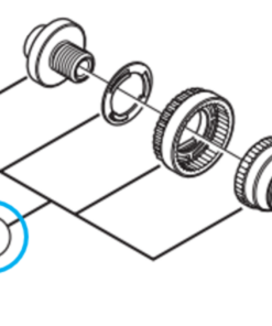 Shimano Set de cône FH-6800 gauche