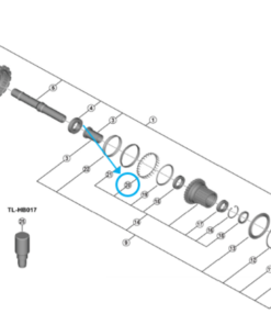 Shimano FH-M9210-B espaceur