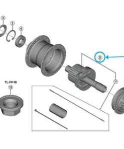 Shimano axe avec unité de courant FH-U6060