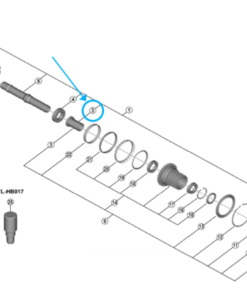 Shimano FH-M9210-B douille