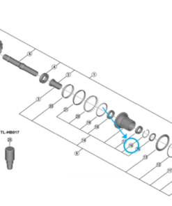 Shimano FH-M9210-B anneau à déclic