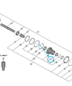 Shimano Roulements industriels FH-M9210-B 15x24x5mm