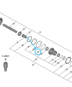 Shimano FH-M9210-B glisseur