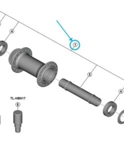 Shimano axe complet HB-M8210-B