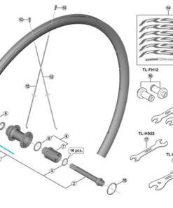 Shimano Set de cône WH-RS170 gauche