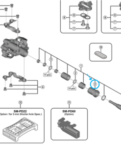 Shimano  cône PD-M9100 droite